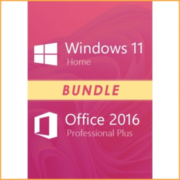 Windows 11 Home + Office 2016 Pro Bundle