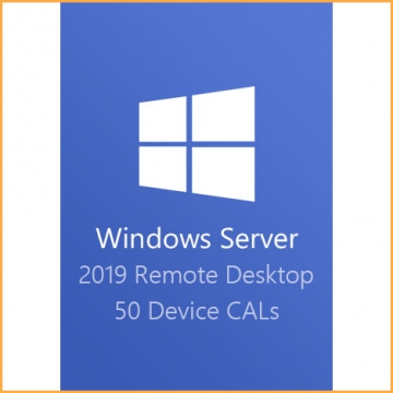 Windows Server 2019 遠程桌面 - 50 個設備 CALs