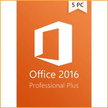 辦公軟體Office 2016專業增強版---5台電腦授權