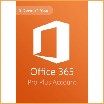 Microsoft Office 365 Professional Plus 帳戶 - 5 台設備 1 年