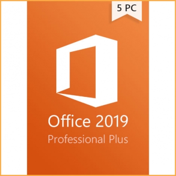 辦公軟體Office 2019專業增強版---5台電腦授權