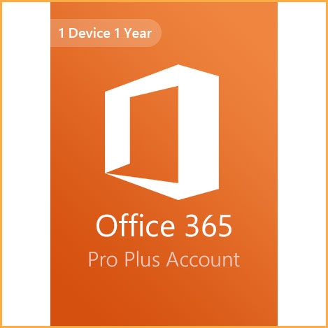Microsoft Office 365 Professional Plus Account - 1 Device 1 Year