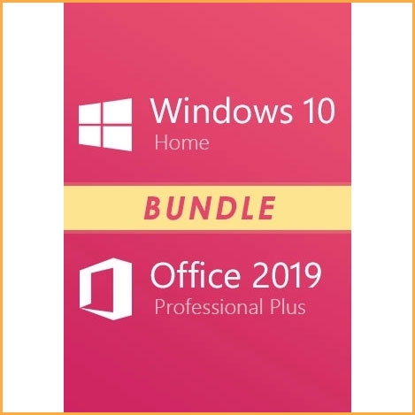 Windows 10 家庭版 + Office 2019 專業版捆綁包