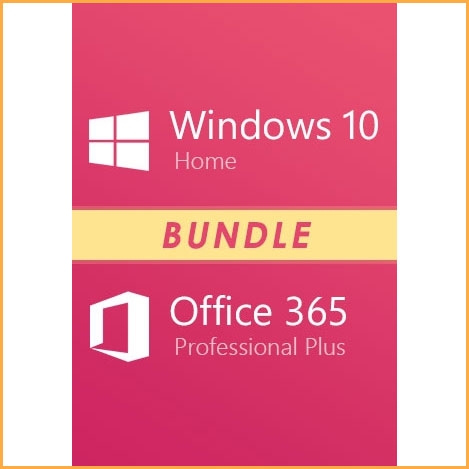 Windows 10 Home+ Office 365 Pro Plus Bundle