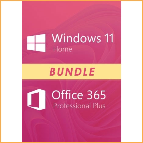 Office 365 專業增強版 +  Windows 11 家庭版捆綁包