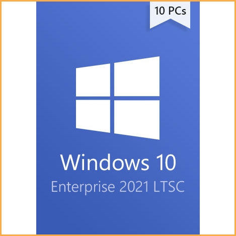 Windows 10企業版2021長期服務版本---10台電腦授權