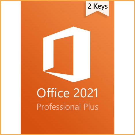 2 Office 2021 Professional Plus Keys Pack
